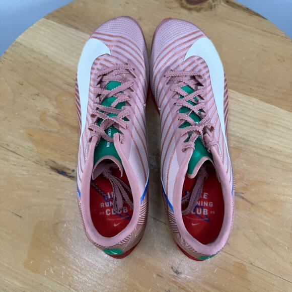 Mens 7 / 8.5W - Nike Air Zoom Maxfly 2 Track Spikes Red Stardust HQ2058-600 NEW - Picture 5 of 10